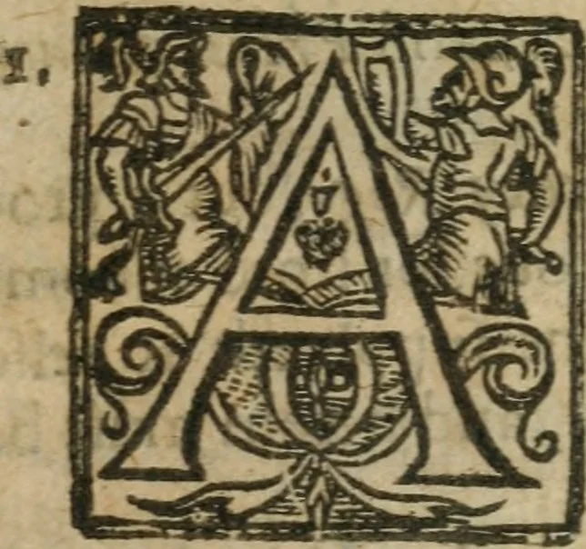 An illustration from The remaines of the Right Honorable Francis Lord Verulam, Viscount of St. Albanes, sometimes Lord Chancellour of England. Being essayes and severall letters to severall great personages, and other pieces of various and high concernment not heretofore published. A table whereof for the readers more ease is adjoyned, 1648, leaf 14