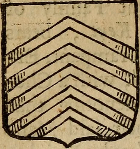 An illustration from Remains concerning Britain: : their languages, names, surnames, allusions, anagramms, armories, moneys, impresses, apparel, artillerie, wise speeches, proverbs, poesies, epitaphs, 1674, leaf 295