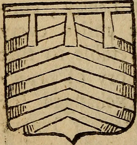 An illustration from Remains concerning Britain: : their languages, names, surnames, allusions, anagramms, armories, moneys, impresses, apparel, artillerie, wise speeches, proverbs, poesies, epitaphs, 1674, leaf 295