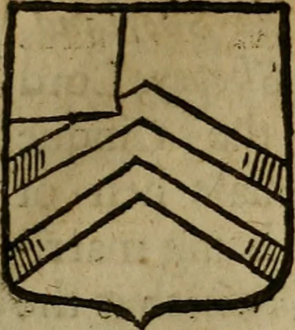 An illustration from Remains concerning Britain: : their languages, names, surnames, allusions, anagramms, armories, moneys, impresses, apparel, artillerie, wise speeches, proverbs, poesies, epitaphs, 1674, leaf 296