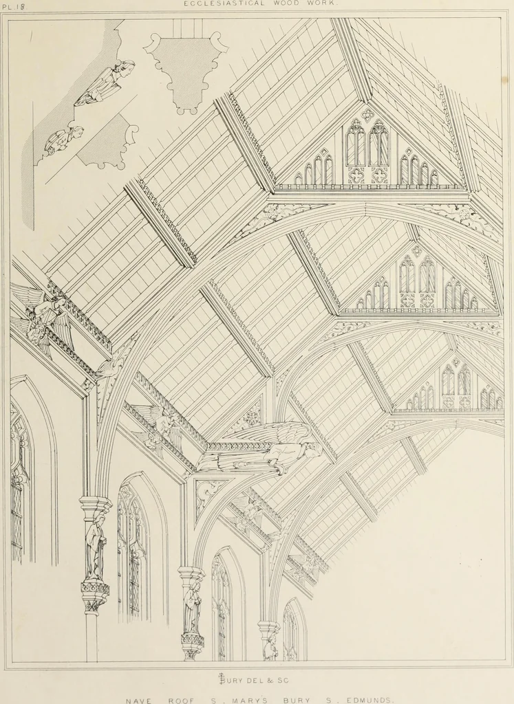 An illustration from Remains of ecclesiastical woodwork, 1847, leaf 80
