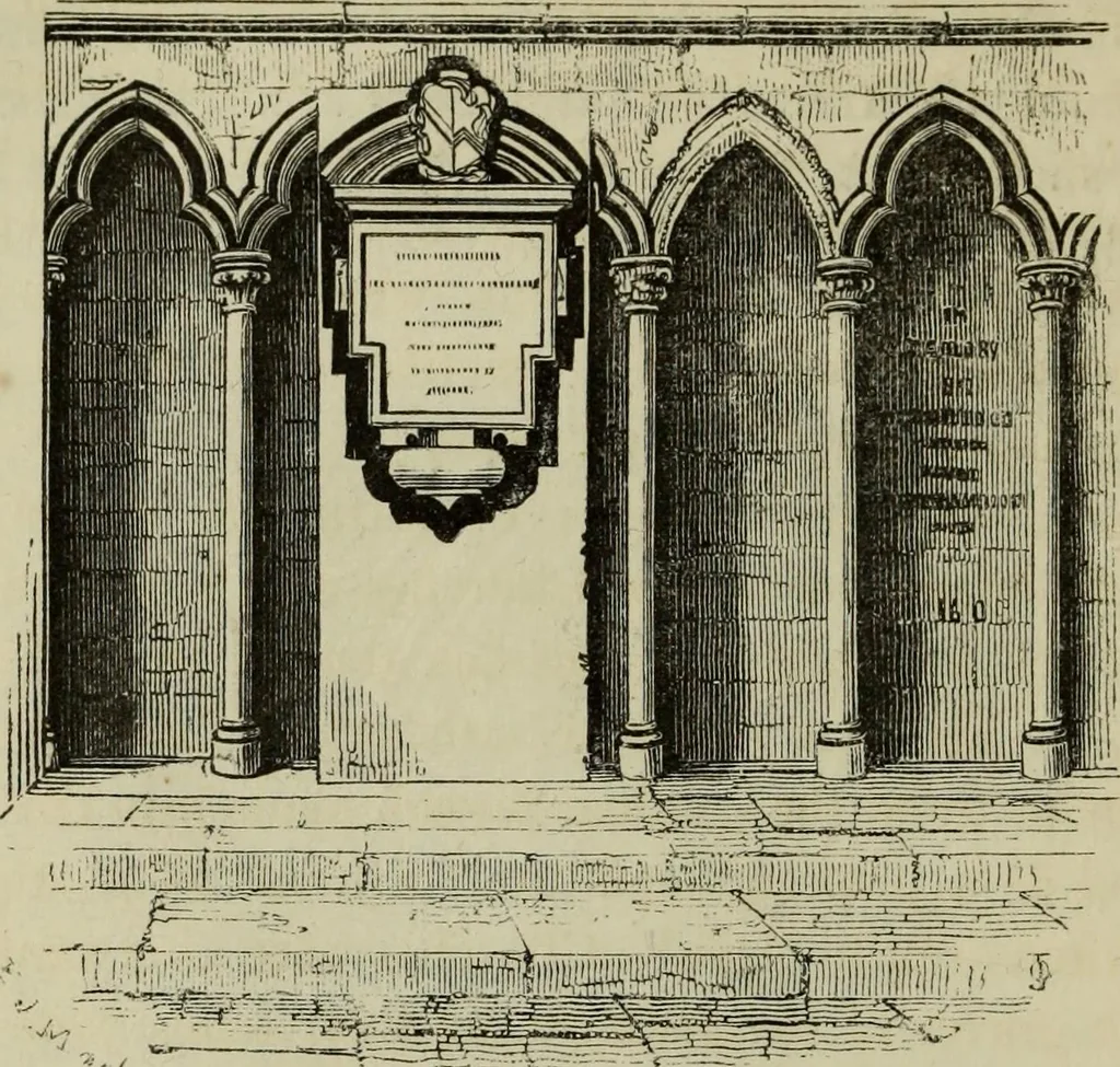 An illustration from Remarks on English churches and on the expediency of rendering sepulchral memorials subservient to pious and Christian uses, 1843, leaf 229