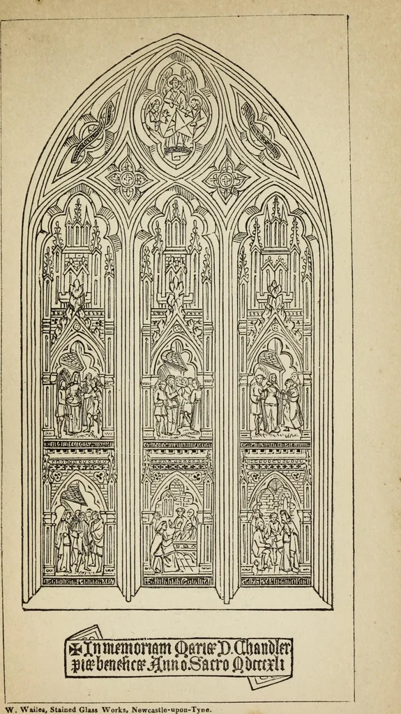 An illustration from Remarks on English churches and on the expediency of rendering sepulchral memorials subservient to pious and Christian uses, 1843, leaf 284