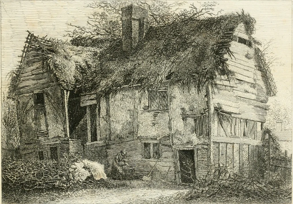 An illustration from Remarks on rural scenery : with twenty etchings of cottages, from nature : and some observations and precepts relative to the pictoresque, 1797, leaf 34