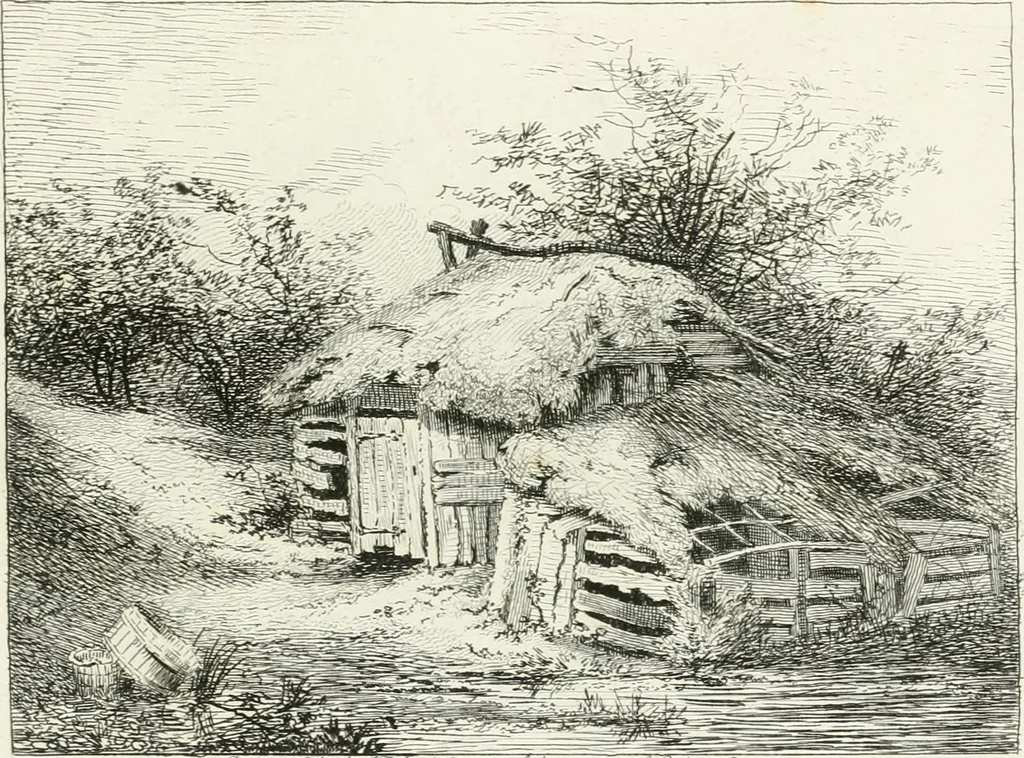 An illustration from Remarks on rural scenery : with twenty etchings of cottages, from nature : and some observations and precepts relative to the pictoresque, 1797, leaf 46