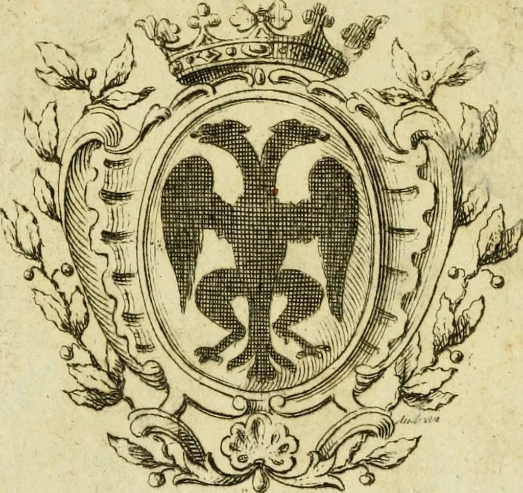 An illustration from Remarques critiques sur les oeuvres d'Horace : avec une nouvelle traduction .., 1681, leaf 1