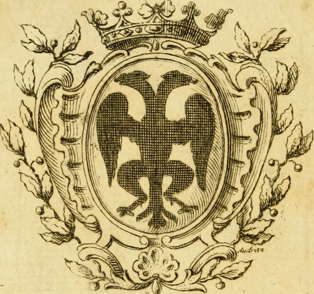 An illustration from Remarques critiques sur les oeuvres d'Horace : avec une nouvelle traduction .., 1681, leaf 1