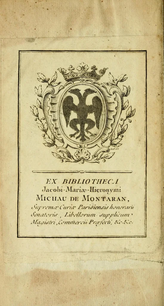 An illustration from Remarques critiques sur les oeuvres d'Horace : avec une nouvelle traduction .., 1681, leaf 4