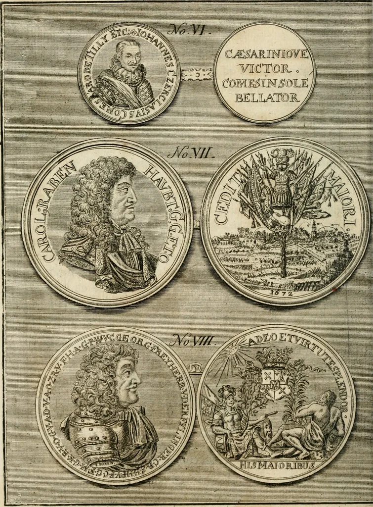An illustration from Remarques historiques sur les medailles et les monnoyes, 1740, leaf 109
