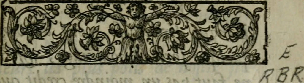 An illustration from Remarques nouvelles sur la langue françoise, 1682, leaf 6