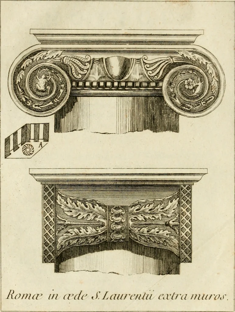 An illustration from Remarques sur l'architecture des anciens, 1783, leaf 5