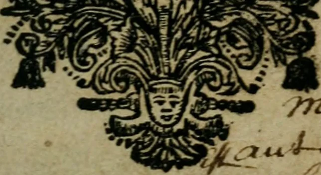 An illustration from Remarques sur les nouvelles Réflexions touchant la Poétique, 1675, leaf 4
