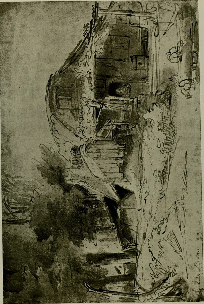 An illustration from Rembrandt handzeichnungen, 1919, leaf 107
