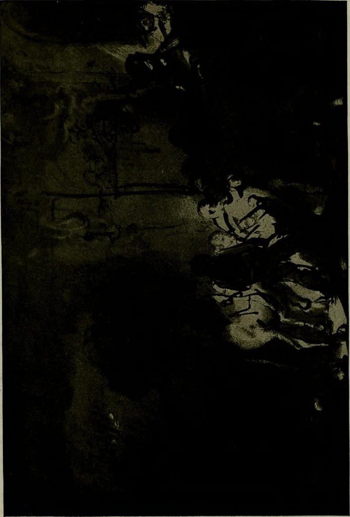 An illustration from Rembrandt handzeichnungen, 1919, leaf 109