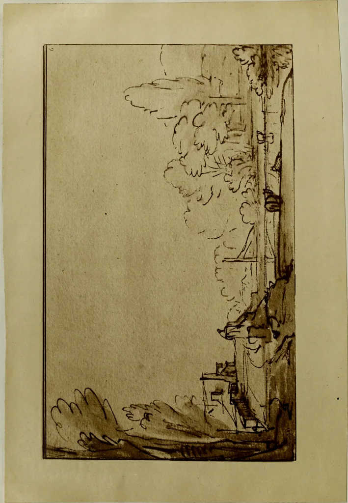 An illustration from Rembrandt handzeichnungen, 1919, leaf 11
