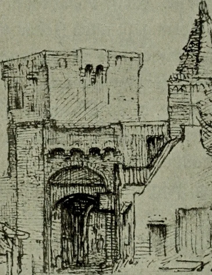 An illustration from Rembrandt handzeichnungen, 1919, leaf 12