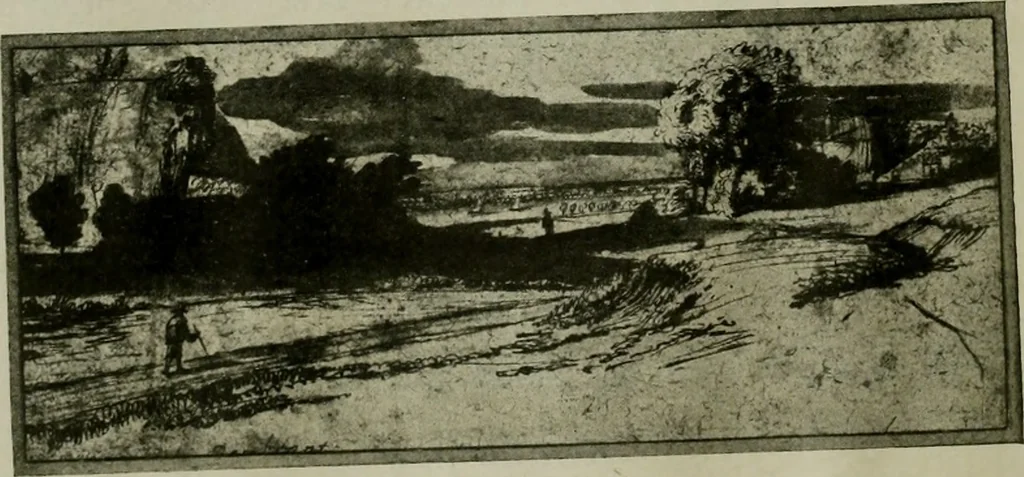 An illustration from Rembrandt handzeichnungen, 1919, leaf 29