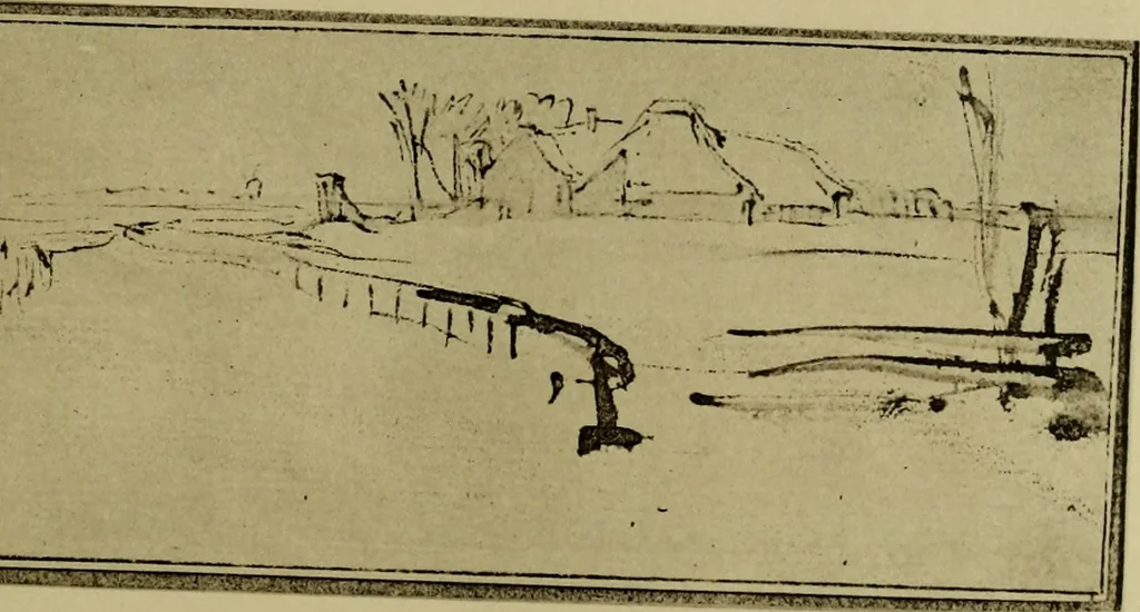 An illustration from Rembrandt handzeichnungen, 1919, leaf 30