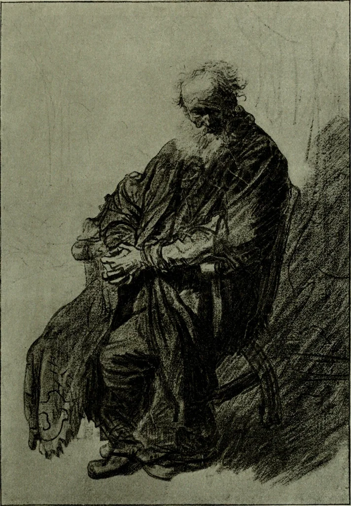 An illustration from Rembrandt handzeichnungen, 1919, leaf 32