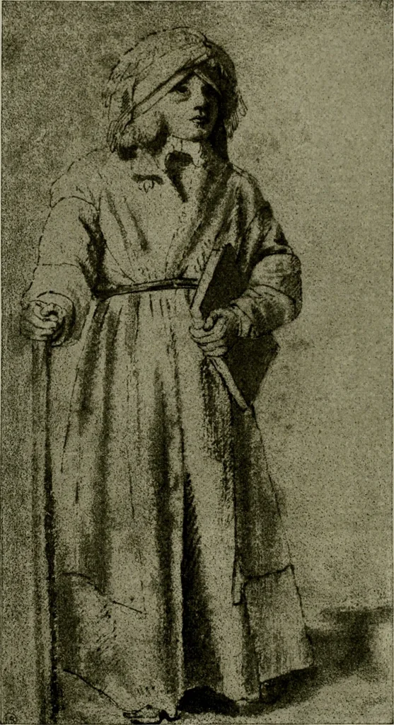 An illustration from Rembrandt handzeichnungen, 1919, leaf 37