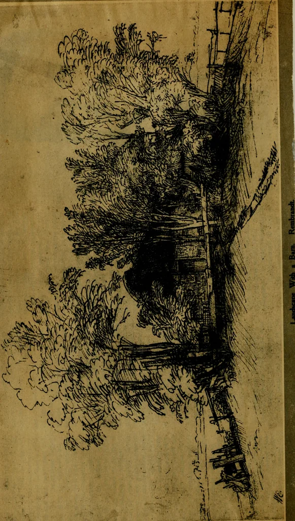 An illustration from Rembrandt handzeichnungen, 1919, leaf 59
