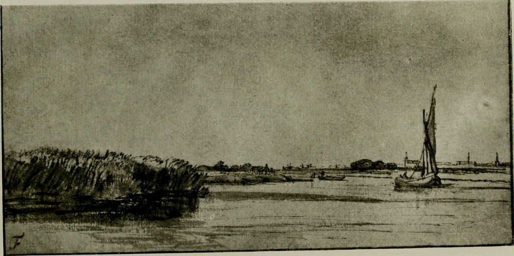 An illustration from Rembrandt handzeichnungen, 1919, leaf 63