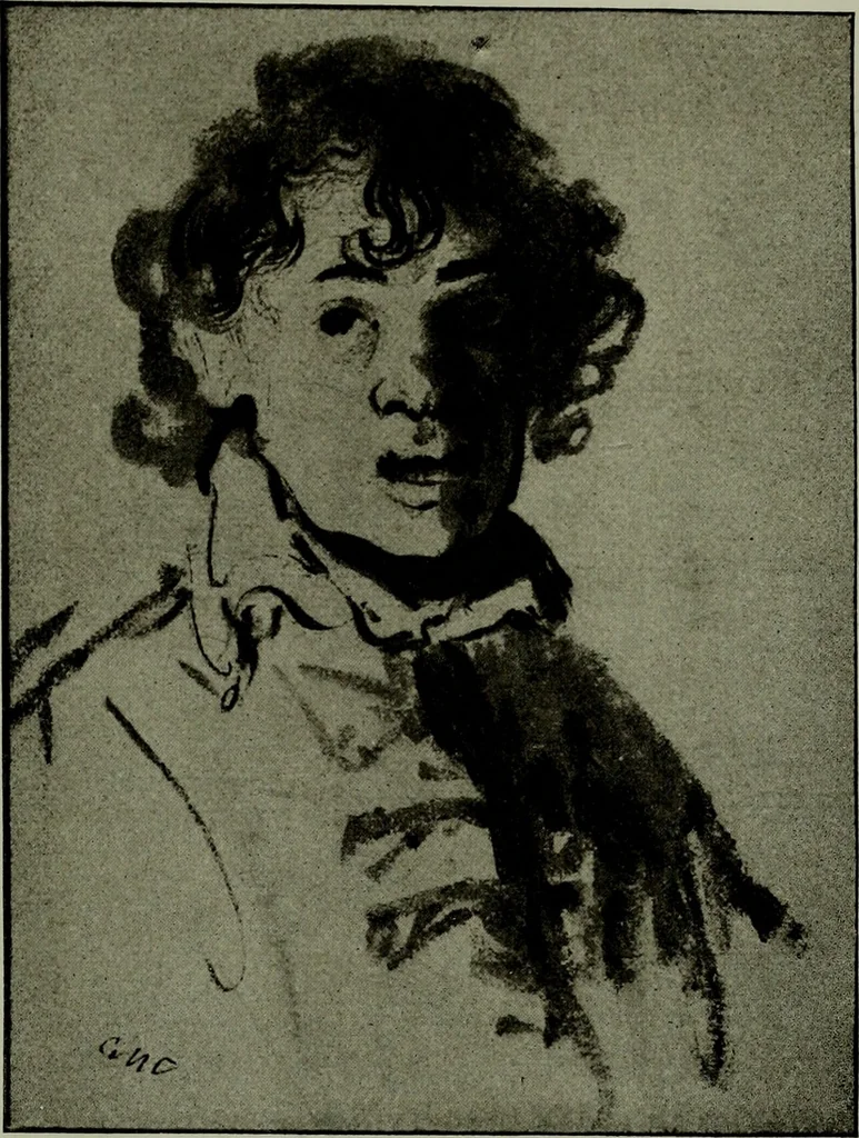 An illustration from Rembrandt handzeichnungen, 1919, leaf 72
