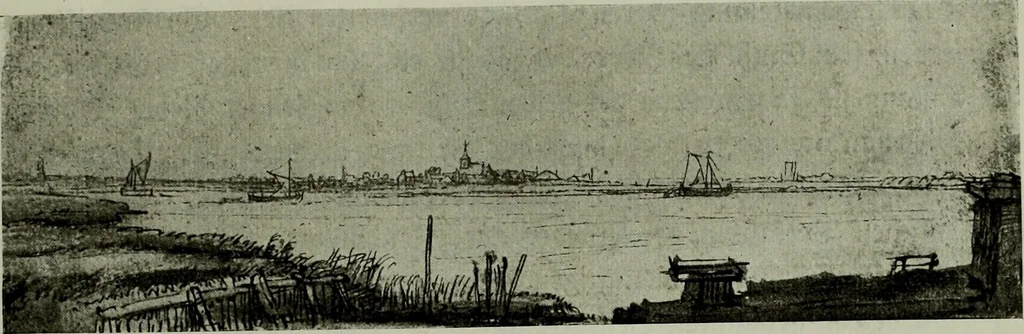 An illustration from Rembrandt handzeichnungen, 1919, leaf 8