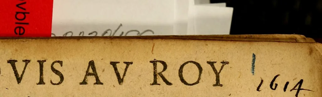 An illustration from Remerciement à la Royne regente mere du Roy, et à Messieurs les Princes et Seigneurs qui l'ont assistee, 1614, leaf 7