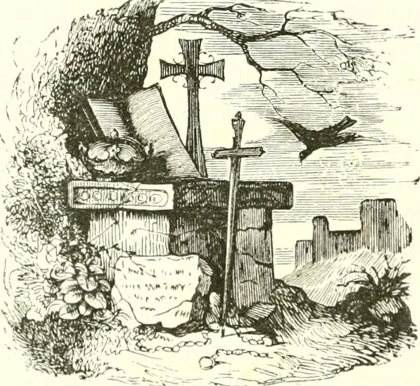 An illustration from Reminescenze e fantasie, 1841, leaf 155