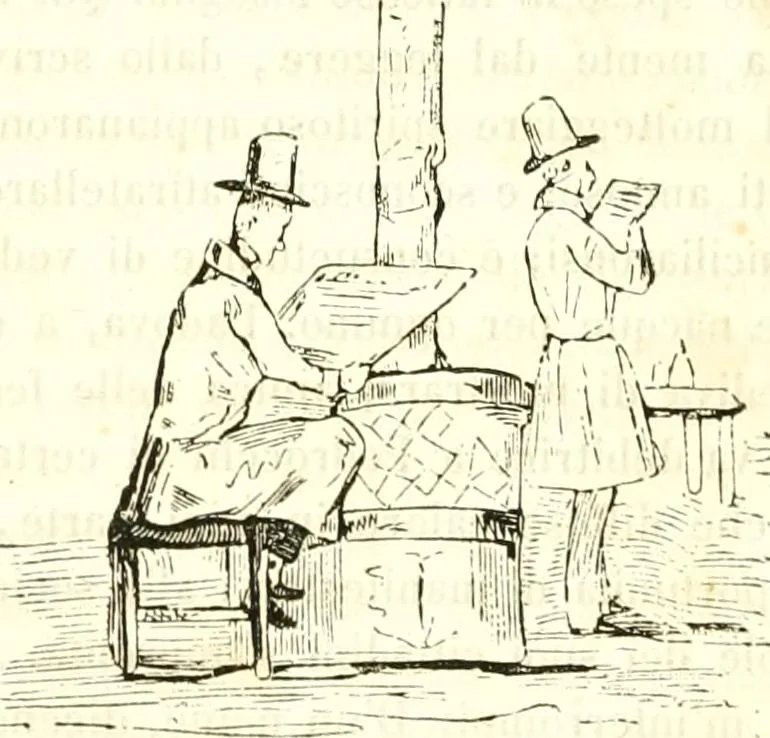 An illustration from Reminescenze e fantasie, 1841, leaf 175