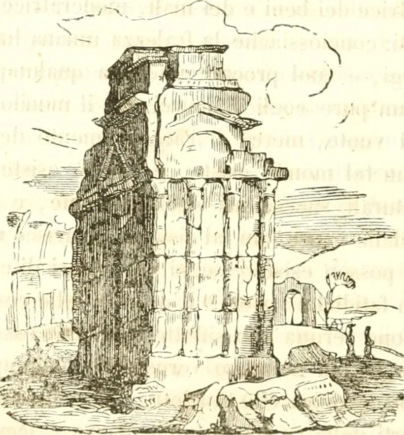 An illustration from Reminescenze e fantasie, 1841, leaf 239