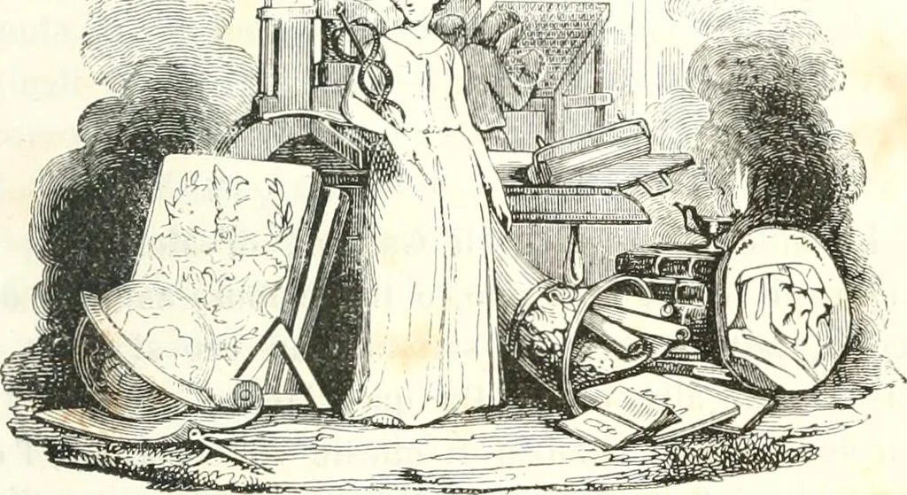 An illustration from Reminescenze e fantasie, 1841, leaf 72