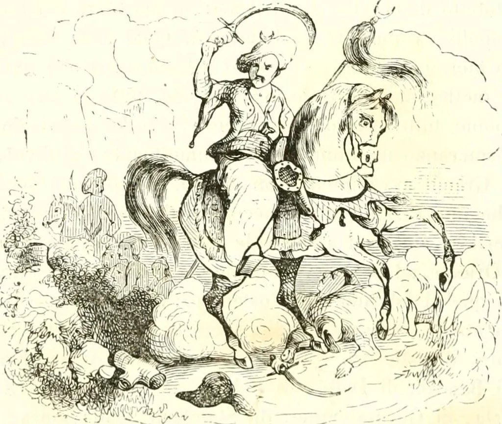 An illustration from Reminescenze e fantasie, 1841, leaf 87