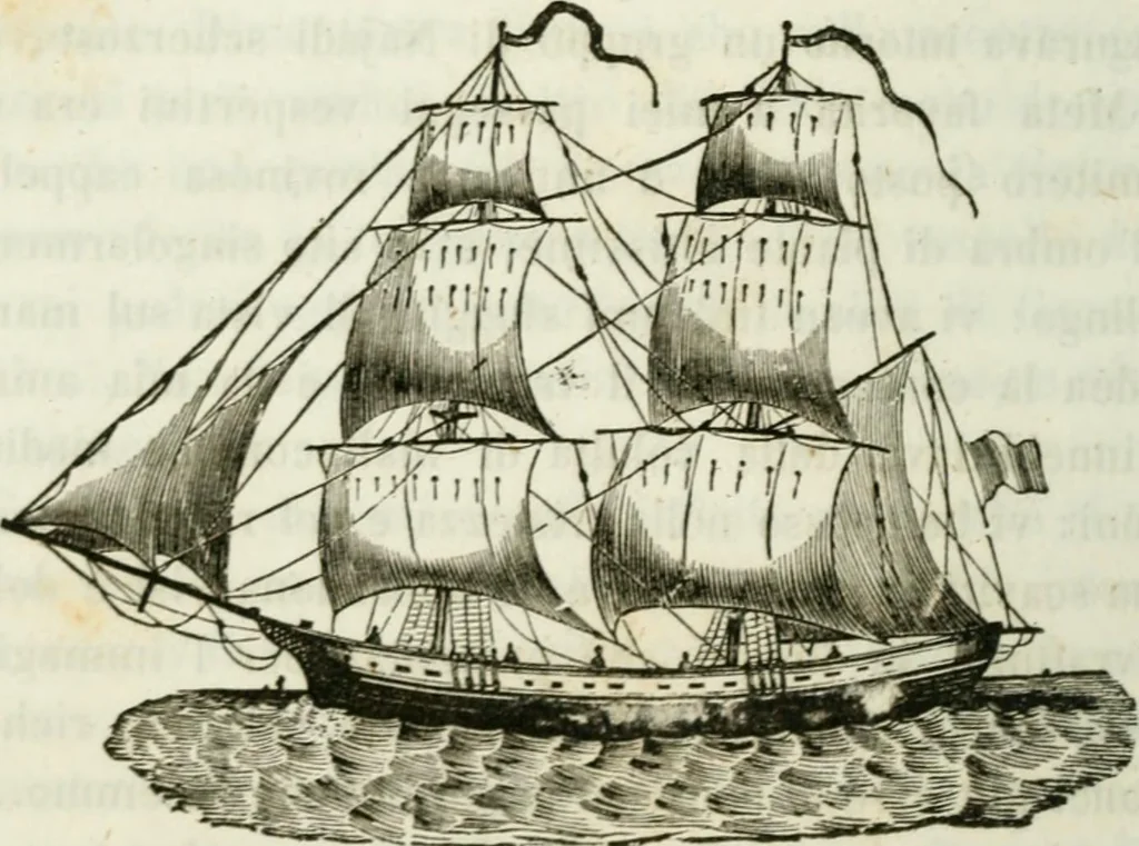 An illustration from Reminescenze e fantasie, 1841, leaf 123