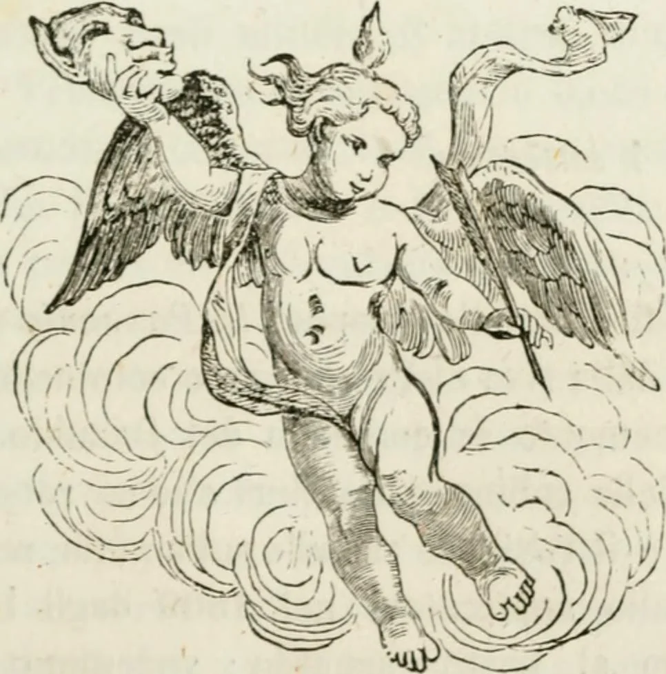 An illustration from Reminescenze e fantasie, 1841, leaf 80