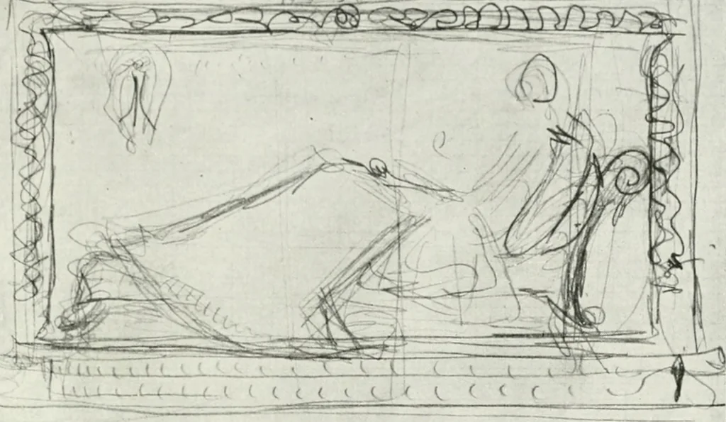 An illustration from The reminiscences of Augustus Saint-Gaudens, 1913, leaf 146