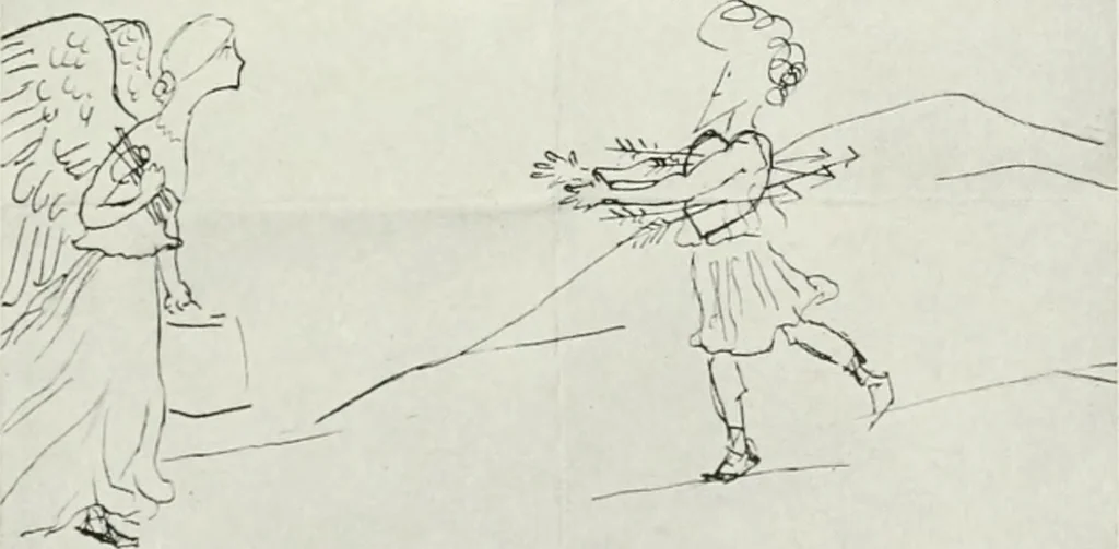 An illustration from The reminiscences of Augustus Saint-Gaudens, 1913, leaf 242
