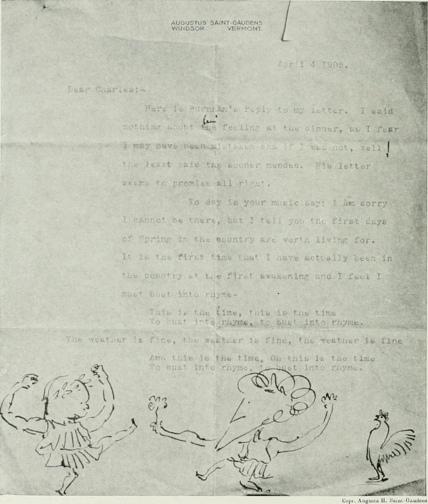 An illustration from The reminiscences of Augustus Saint-Gaudens, 1913, leaf 303