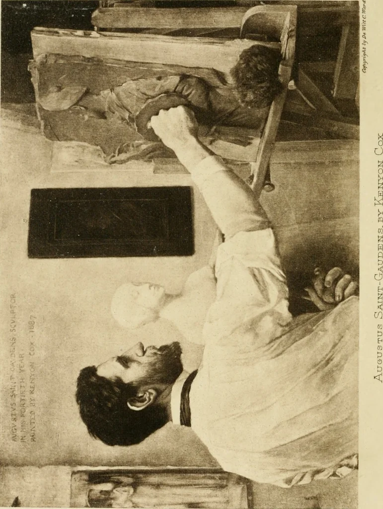 An illustration from The reminiscences of Augustus Saint-Gaudens, 1913, leaf 7