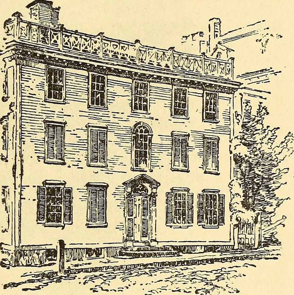 An illustration from Reminiscences of Newport ...Extra Illustrated. Edition B., 1884, leaf 48