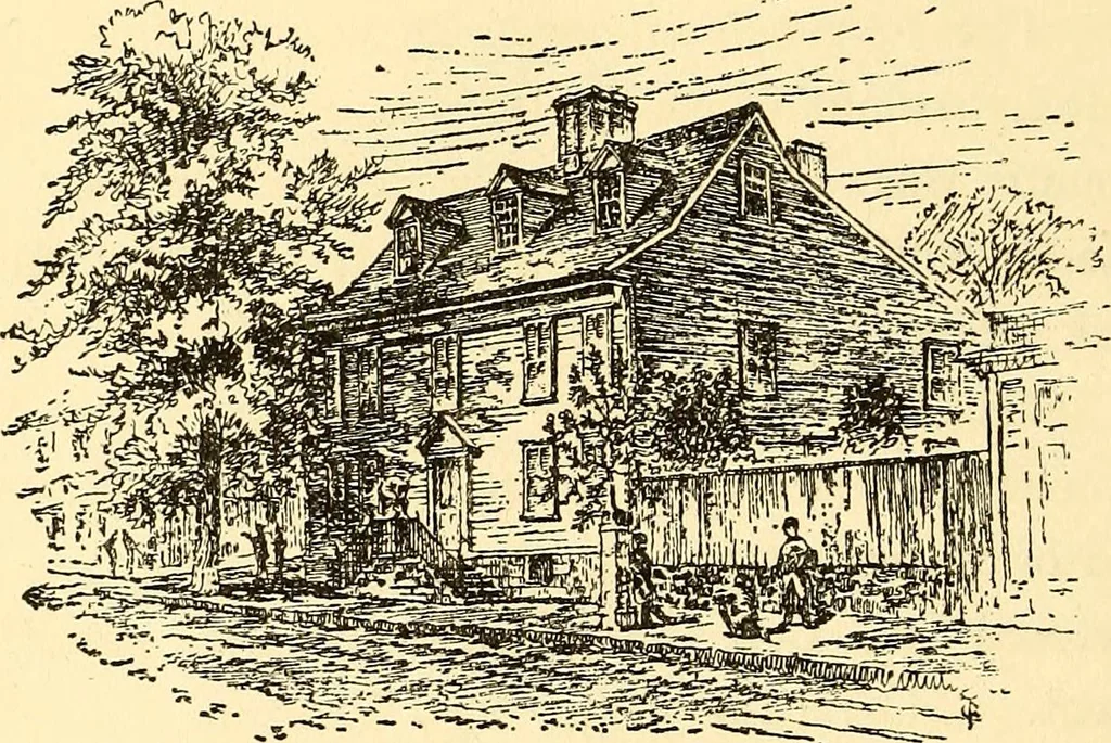 An illustration from Reminiscences of Newport ...Extra Illustrated. Edition B., 1884, leaf 49