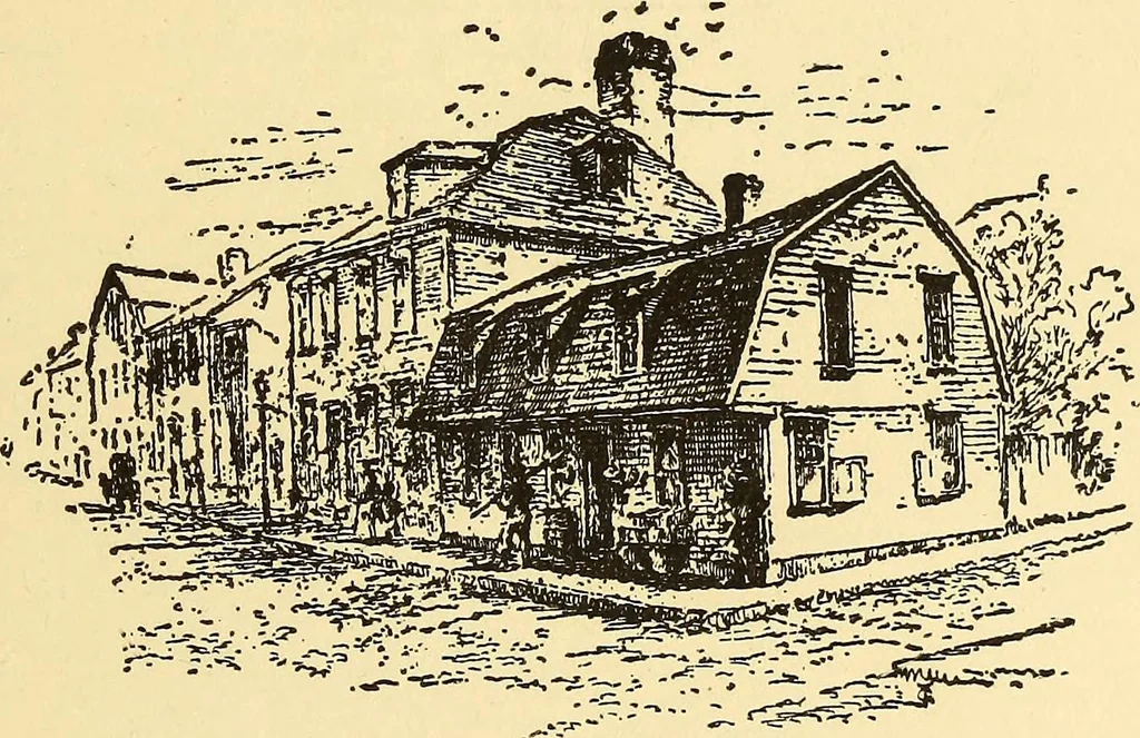 An illustration from Reminiscences of Newport ...Extra Illustrated. Edition B., 1884, leaf 8