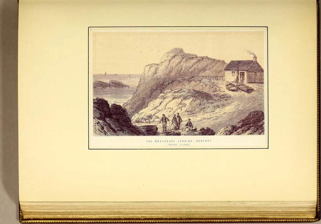 An illustration from Reminiscences of Newport ...Extra Illustrated. Edition A., 1884, leaf 160