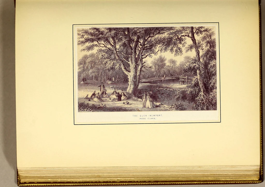 An illustration from Reminiscences of Newport ...Extra Illustrated. Edition A., 1884, leaf 168