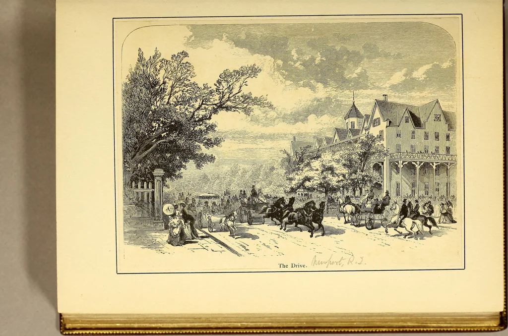 An illustration from Reminiscences of Newport ...Extra Illustrated. Edition A., 1884, leaf 24