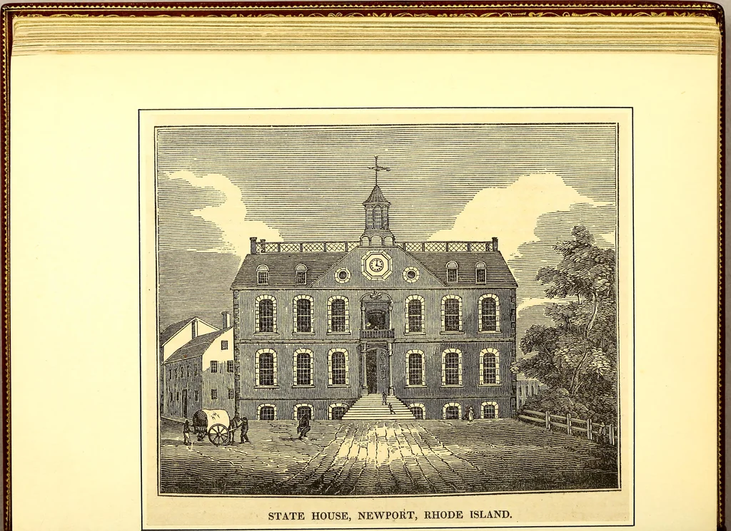 An illustration from Reminiscences of Newport ...Extra Illustrated. Edition A., 1884, leaf 49
