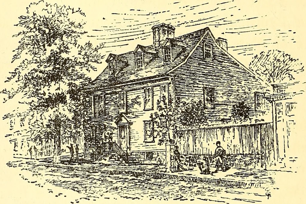 An illustration from Reminiscences of Newport ...Extra Illustrated. Edition A., 1884, leaf 77