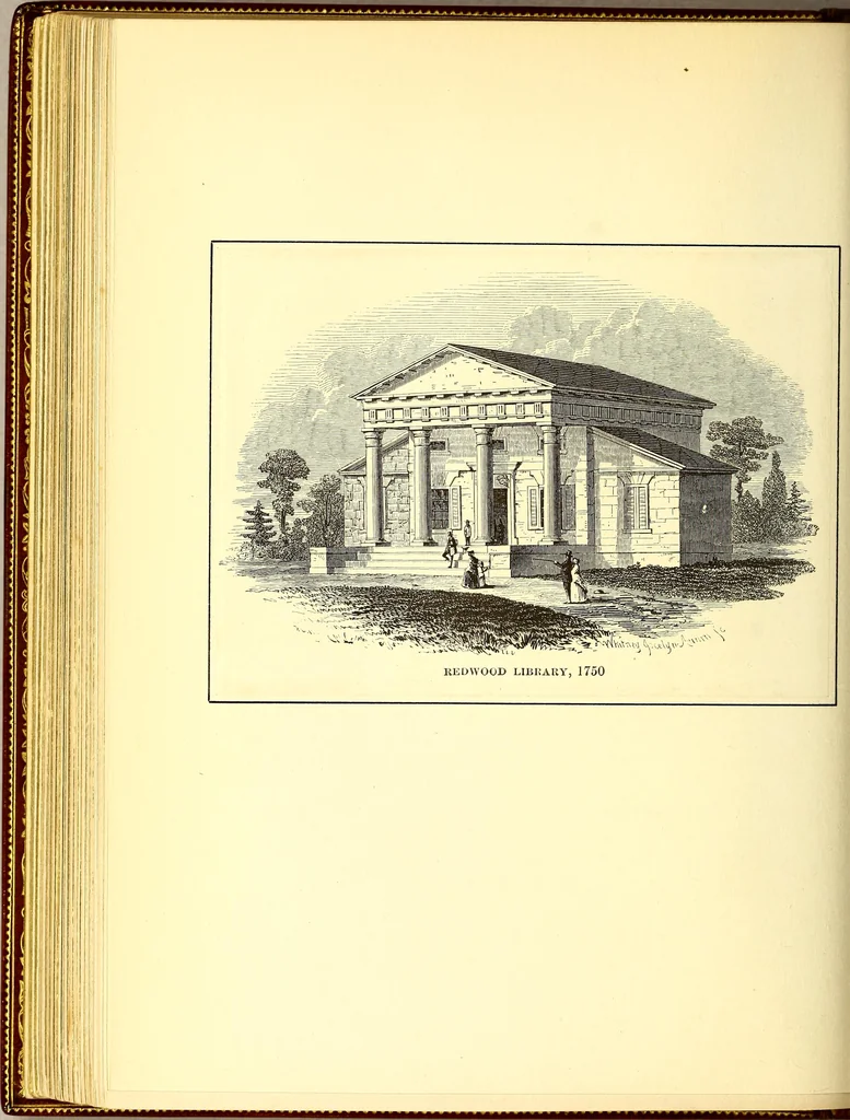 An illustration from Reminiscences of Newport ...Extra Illustrated. Edition A., 1884, leaf 91