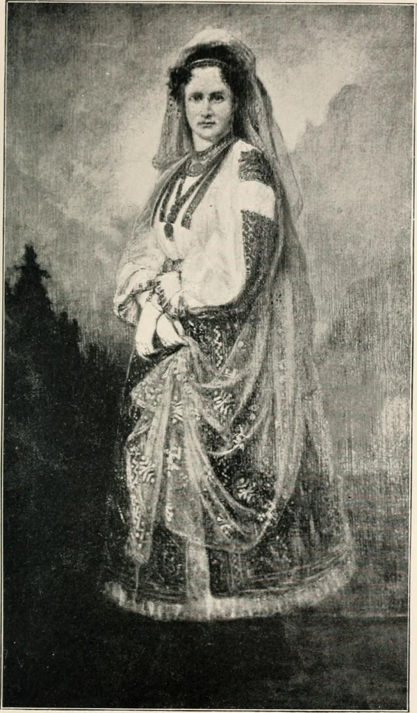 An illustration from Reminiscences of a portrait painter, 1894, leaf 150